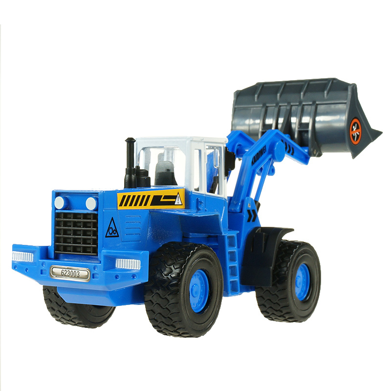 凯迪威大型铲车推土机模型合金工程车仿真车模装载机儿童玩具车摆件