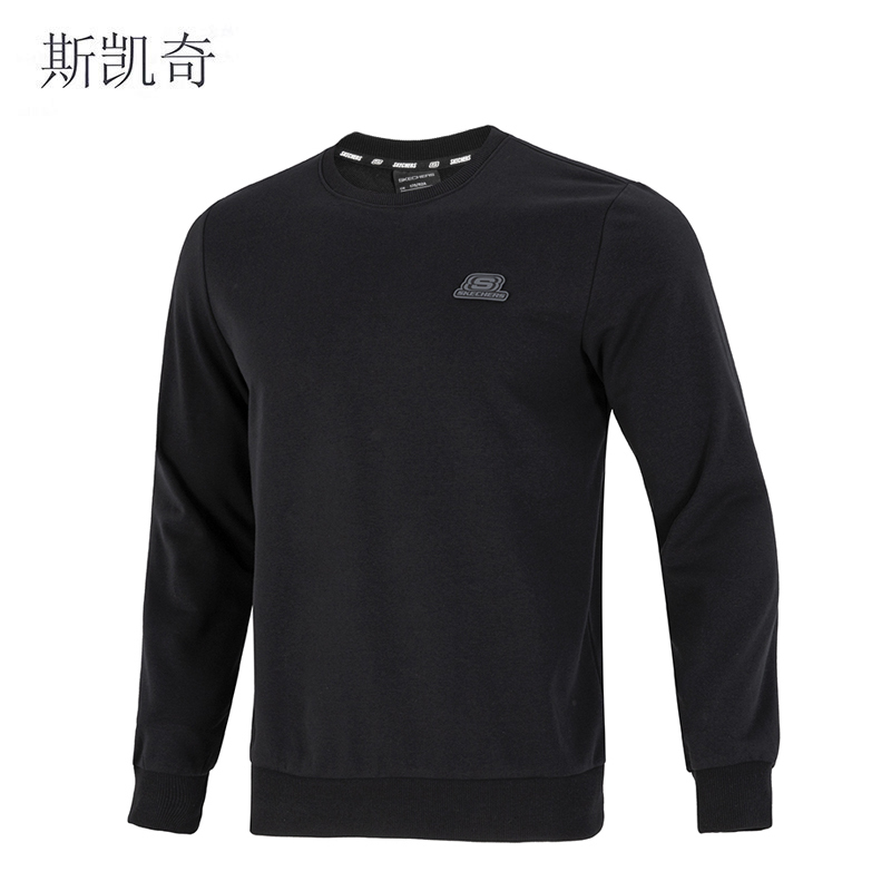 斯凯奇 男士卫衣黑色 L322M040-0018L 件