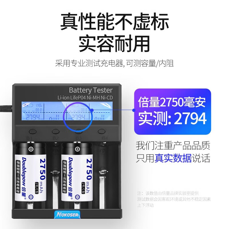 3M 全功能充电器 K55(快充转灯)配4节2号2750毫安高清大图