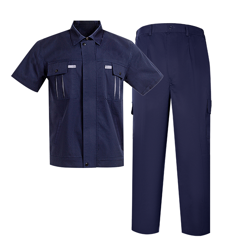 迈鲲涤棉夏季工作服B06032500 全号 藏蓝色