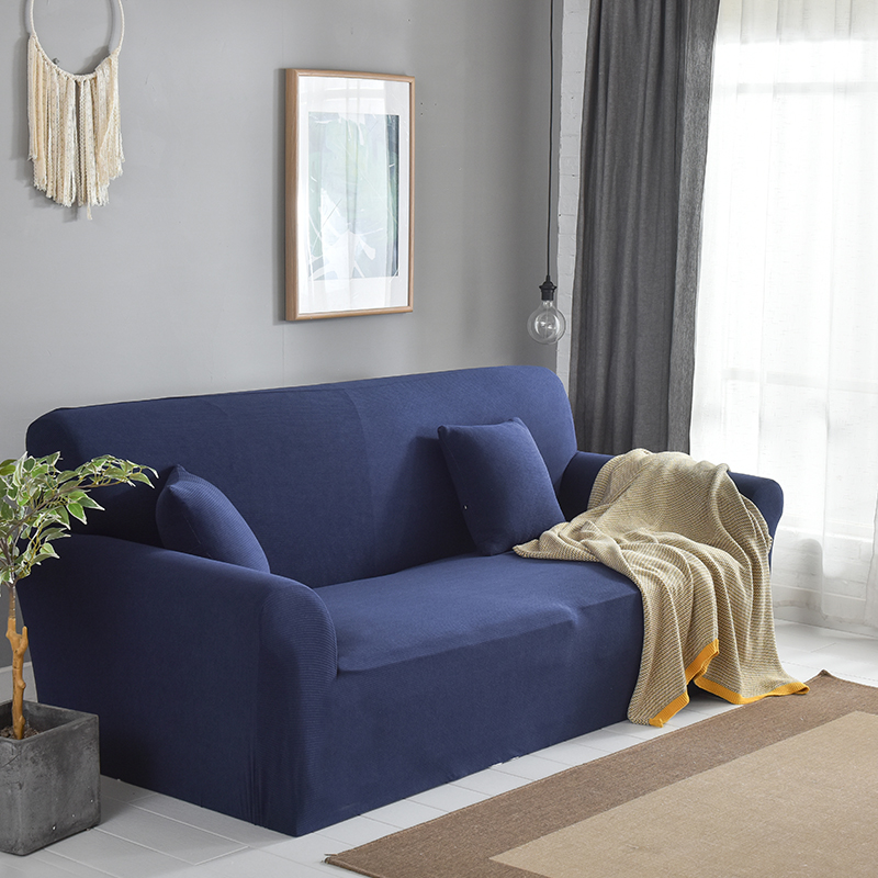 弹力沙发套卍能套四季沙发垫现代简约客厅沙发罩防尘保护罩通用 玛雅黄 M码[双人位140-185cm]高清大图