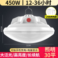 苏宁放心购充电灯泡户外家用超亮无线移动停电应急防水led夜市摆摊灯飞碟灯 450W升级超亮飞碟款12-36小时