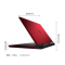 戴尔(DELL) 游匣7577 15.6英寸游戏笔记本电脑(i7-7700HQ 8G 1T+128G固态 4G独显 红)