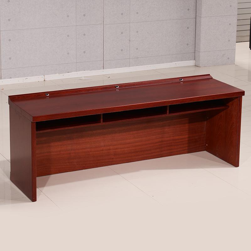 BONJEAN办公家具 油漆贴实木木皮 条桌会议桌 接待台 培训桌子 368高清大图