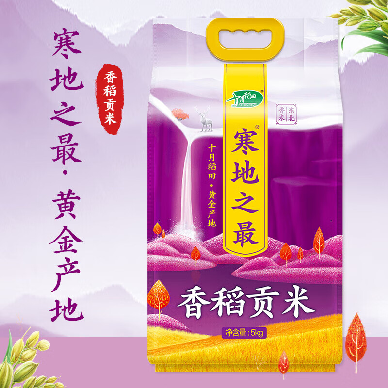 十月稻田寒地之香稻王5kg 黄金产地