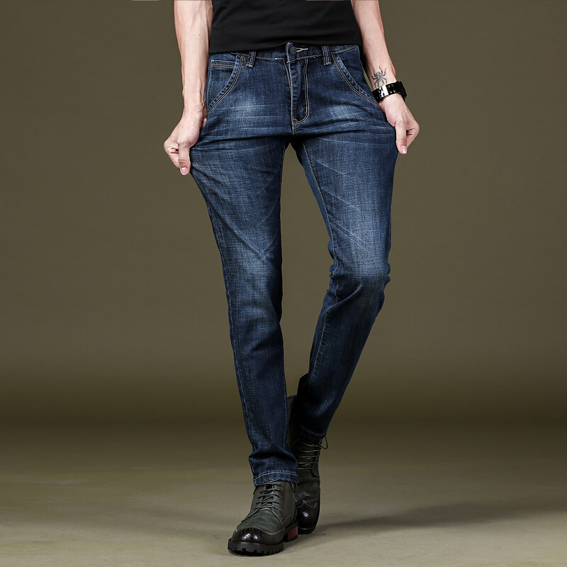 梵克公牛青年牛仔裤男薄款弹力 2021热卖帅气新款春季男式休闲长裤