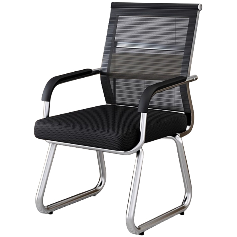 白寅bybgyw001黑色网布办公椅单位把