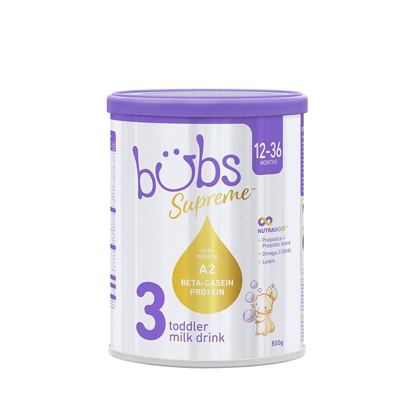 原装进口澳洲Bubs贝臻A2 β-酪蛋白牛奶粉 3段12个月以上 800g高清大图