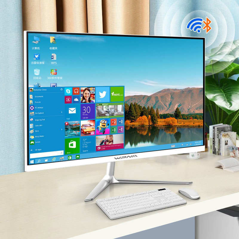 玮普纳 22英寸一体机电脑 酷睿i5-3230M/8G内存/256G固态 内置5G双频WIFI 高清直面屏家用娱乐 网课学习 前台收银 商务办公 休闲游戏 组装台式电脑整机
