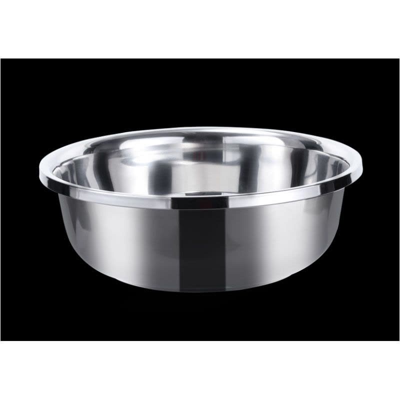 螺威(LORVEEL) 加厚多用不锈钢圆形大盆 加厚直径32cm图片