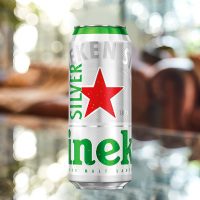 喜力星银(Heineken Silver)啤酒500ml*12罐/箱