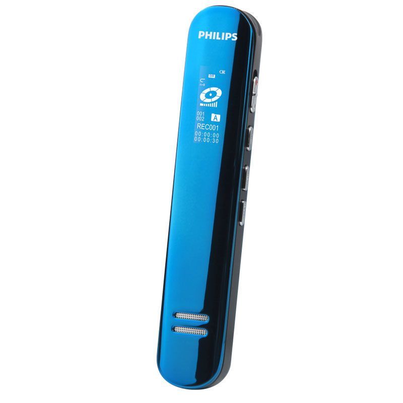 飞利浦(PHILIPS) VTR5200 8GB 双麦克风数码MP3 蓝色