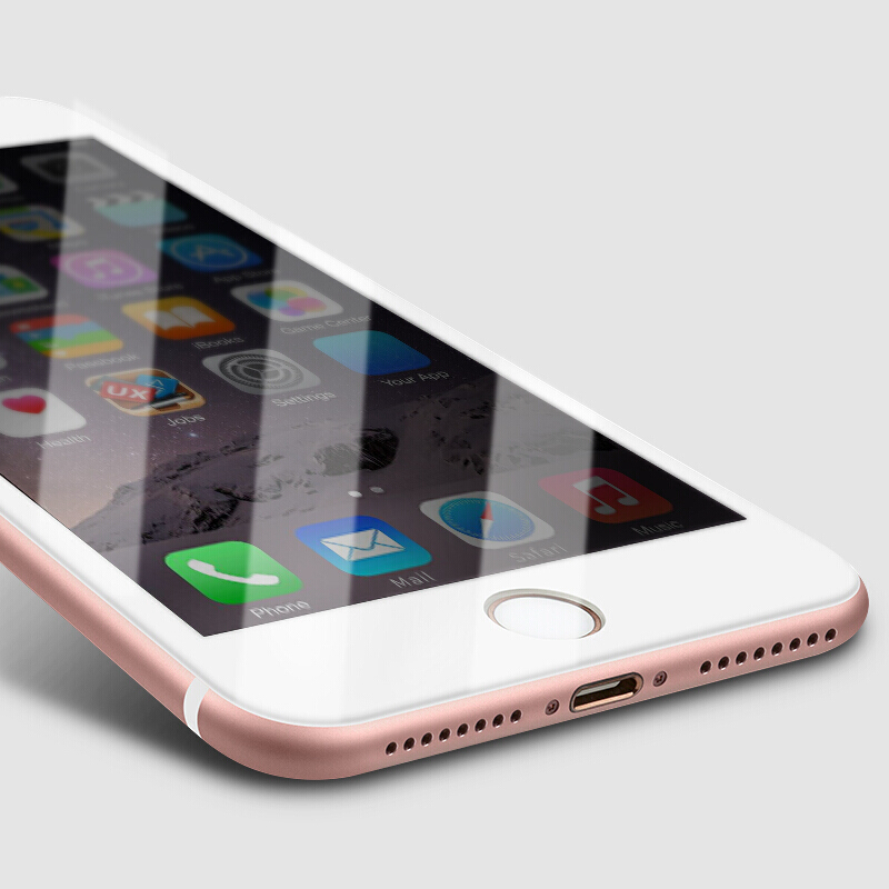 ESCASE 苹果8/7plus钢化膜全屏 iphone7/8plus钢化膜全玻璃覆盖防窥偷看吃鸡王者游戏 ES08+白