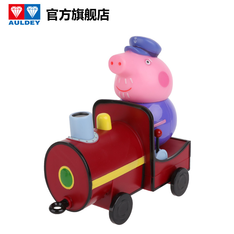 奥迪双钻(AULDEY) Peppa Pig小猪佩奇 猪爷爷火车套装 582153