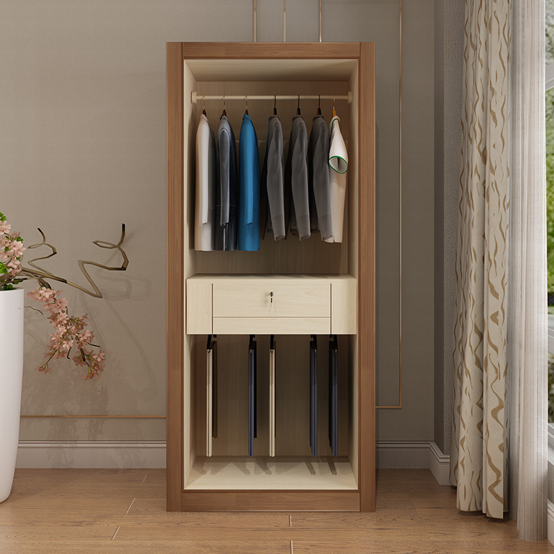 怡红院衣柜现代中式卧室实木衣柜23456门大衣橱小户型085米收纳储物柜