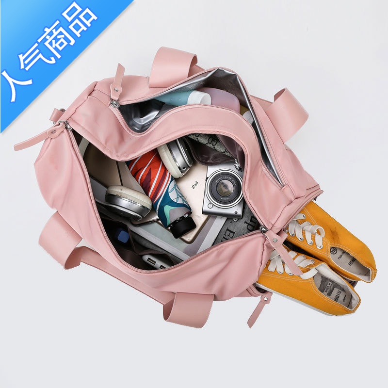 封后瑜伽健身包袋女小型训练运动包游泳包软干湿分离独立鞋位防水休闲旅行包男女高清大图