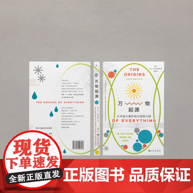 万物起源 从宇宙大爆炸到文明的兴起 大卫 贝尔科维奇 著 耶鲁大学通识课 欢迎来到物理学的世界 理想国正版高清大图