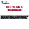 润普Runpu国产化音视频会议系统高清无缝混合矩阵切换器 HDBT输出板卡RP-HDBT-SC