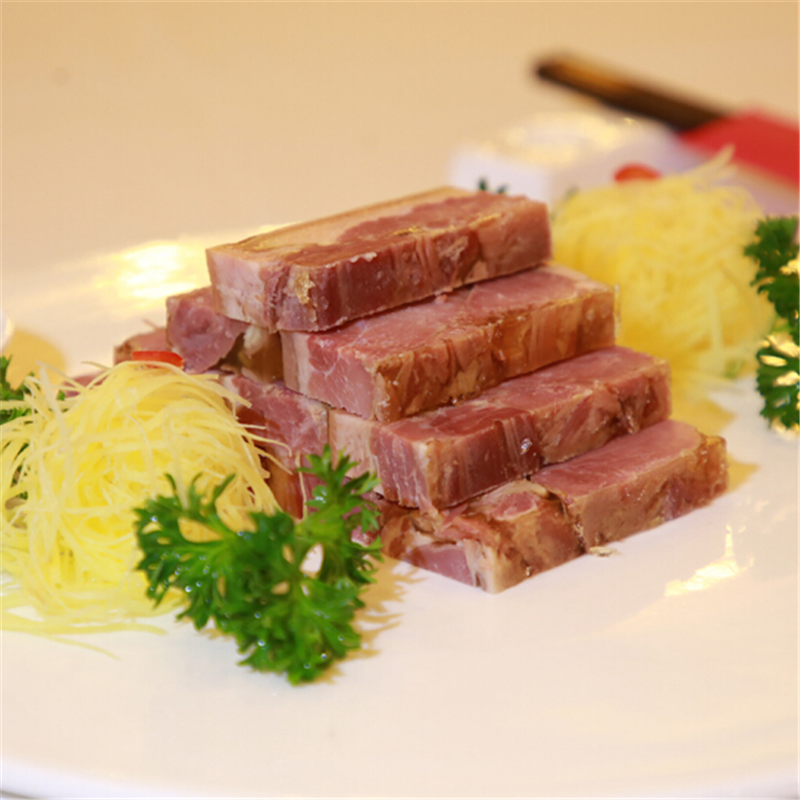 镇江特产宴春水晶肴肉肴蹄新鲜礼盒装(400g*2+醋)