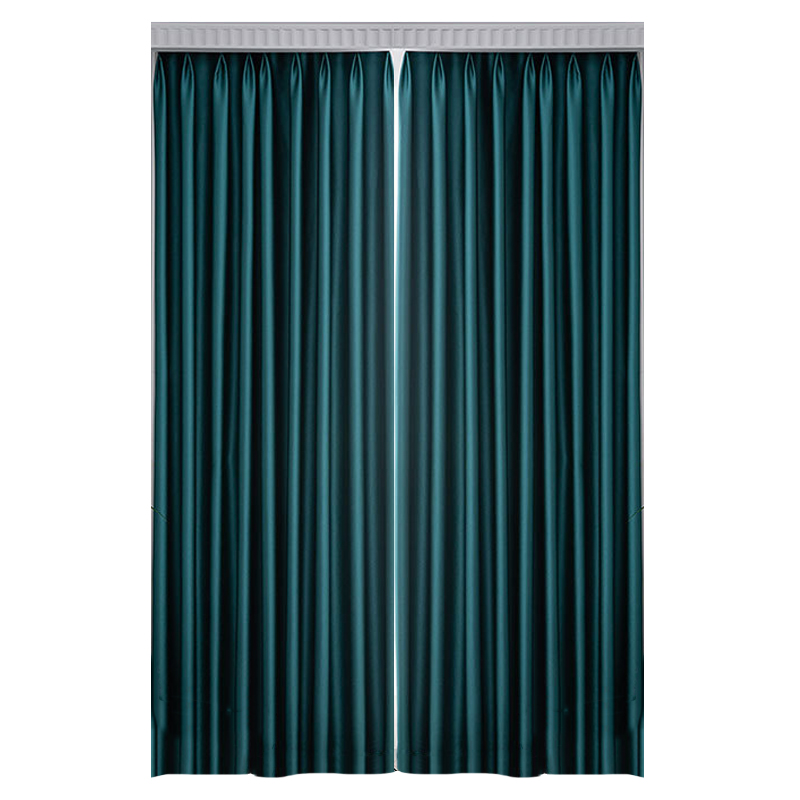 植巾 CL460 全遮光 布艺帘 窗帘 1.00 米/个 (计价单位：个) 蓝色高清大图