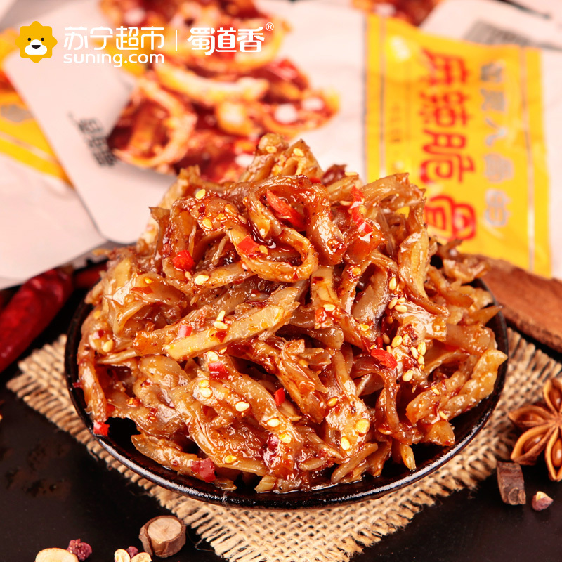 蜀道香 肉干肉铺 麻辣味猪脆骨306g(休闲零食)