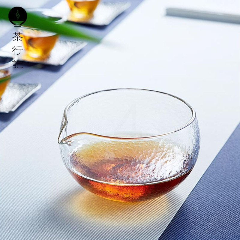 玻璃煮茶碗 日式玻璃泡茶碗泡绿茶专用茶具冷泡茶器茶道分茶茶勺功夫茶煮茶器