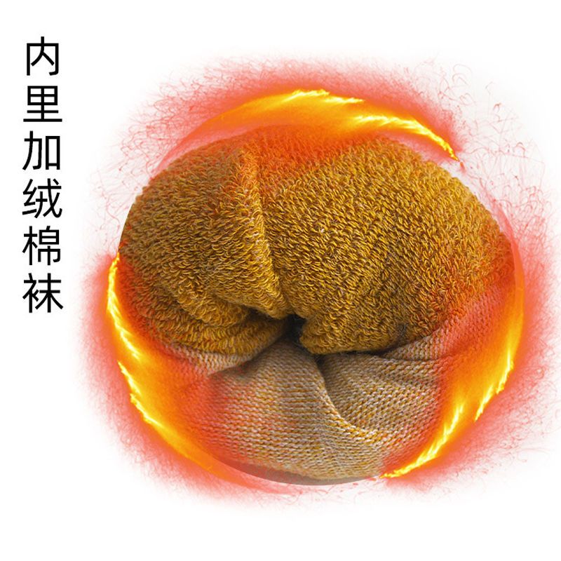 男士袜子棉袜秋冬加绒加厚短袜保暖透气低帮短筒防臭日系学生船袜