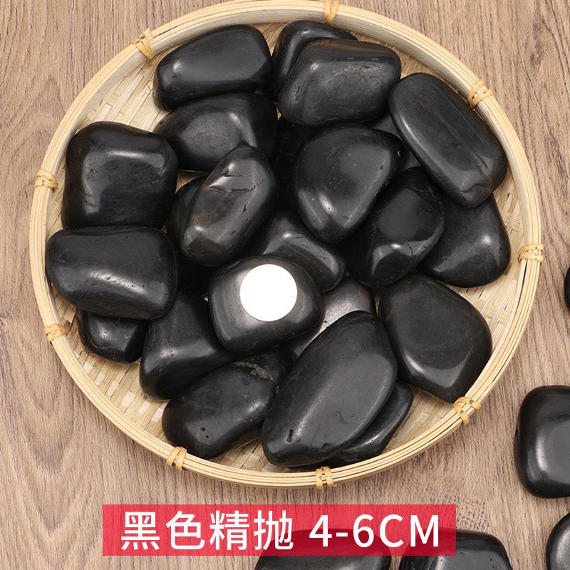 鹅卵石雨花石原石鱼缸花盆石小石子庭院装饰园艺五彩石头铺地图片