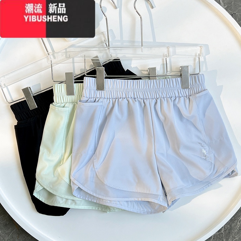 YIBUSHENG运动短裤女健身裤防走光外穿速干休闲裤训练跑步宽松薄款瑜伽裤高清大图