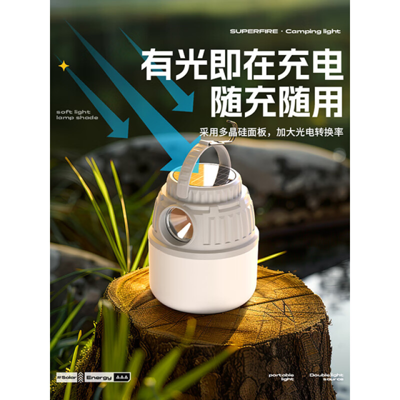 神火GN10-S户外充电露营照明灯野营帐篷营地灯应急装备挂灯停电家用