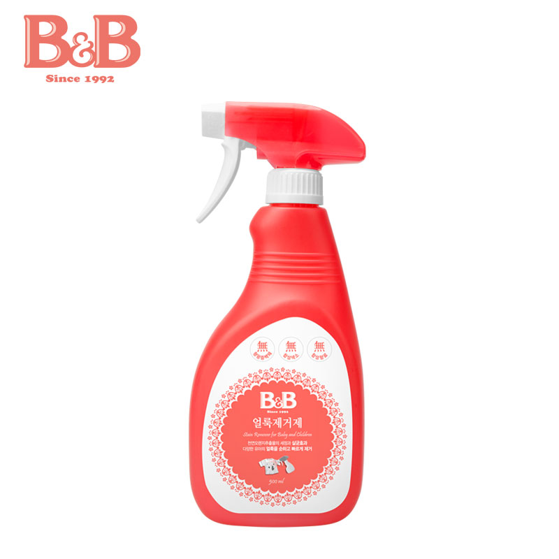 保宁(B&B)婴儿衣物斑点去除剂500ml瓶装 水果香型 洗衣液高清大图