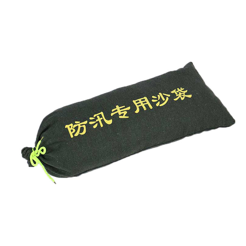加厚帆布防汛沙袋 物业消防车库抗洪挡水配重吸 水膨胀袋高清大图