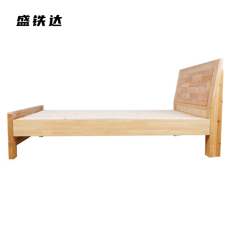 盛铁达 实木单人床1200*2000*1030mm STD-SC05 张高清大图