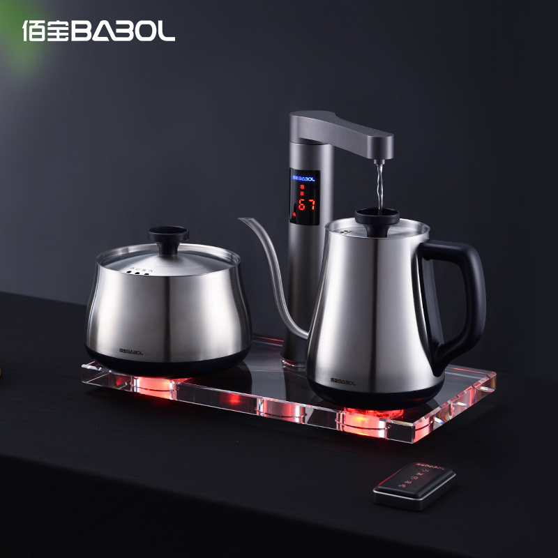 Babol/佰宝电子茶炉 DCH-916全自动电热水壶免开盖自动上水烧水壶智能控温抽水壶家用电茶壶办公室煮茶