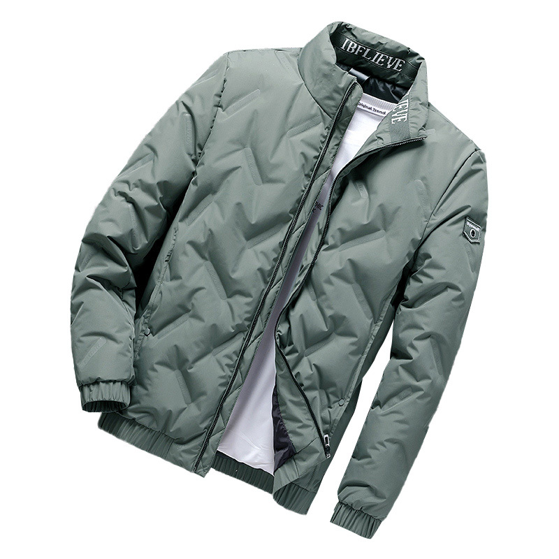 南极人羽绒服男短款立领2023新款冬季轻薄款潮流帅气加厚冬装外套