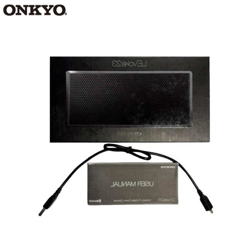 安桥(Onkyo)LEVOKE23(B)黑色蓝牙便携音响 可蓝牙通话可为手机充电