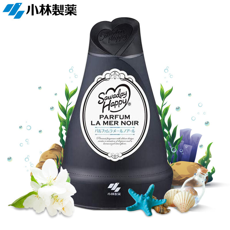 小林制药(KOBAYASHI)空气清新剂固体芳香剂海洋花香120g 卧室香氛厕所除味剂高清大图