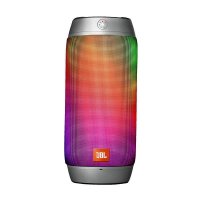 JBL Pulse2音乐脉动 脉动二代 蓝牙炫彩音箱无线便携小音响低音HIFI 银色