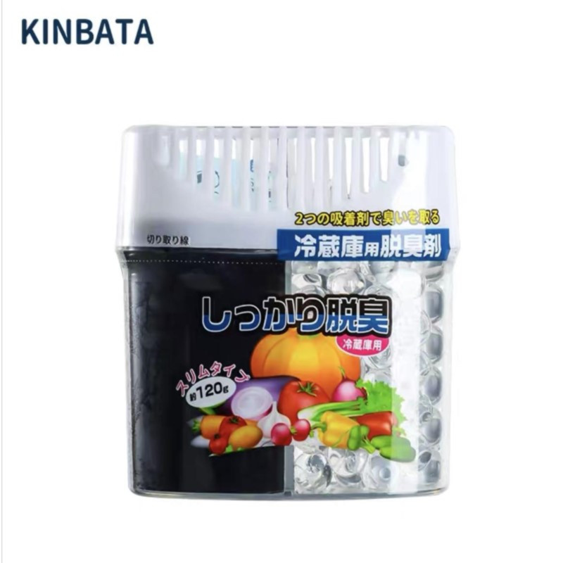 kinbata冰箱除味剂家用保鲜空气净化臭氧除异味冰箱除味盒柠檬N-975