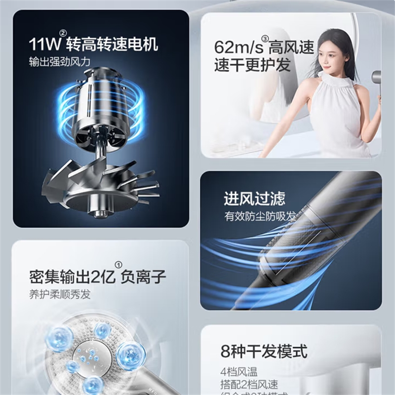 苏泊尔S高速吹风机HDH-H2 /10高清大图