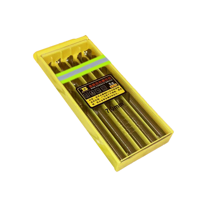 波斯(BOSI) 荧光系列直柄含钴麻花钻 7.0mm/5支 盒高清大图