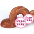 老炮儿4.7CM超仿真阳具柔软无味硅胶女用调情拉拉成人情趣性用品 直径4.7厘米