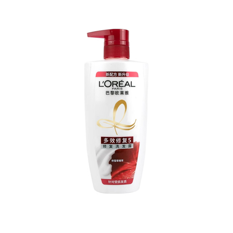 欧莱雅(L’OREAL)多效修护洗发露500ml(适合受损发质人群,保湿护发)