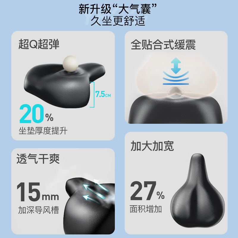 易跑 动感单车+自发电黑色高清大图