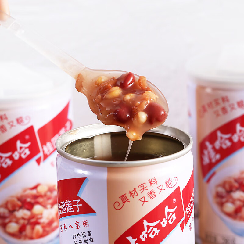 娃哈哈桂圆莲子八宝粥 360g*15罐 五谷营养早餐方便速食粥整箱装礼盒装高清大图