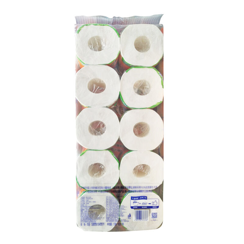 维达(VINDA) V4081-A 三层 104*138mm 10卷/提 180克 提 卷纸高清大图