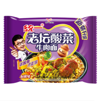 统一100老坛酸菜牛肉面五合一121g*5袋 6/箱