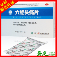 仁源堂 六经头痛片 36片 疏风活络 局部头痛 止痛利窍头疼 药品