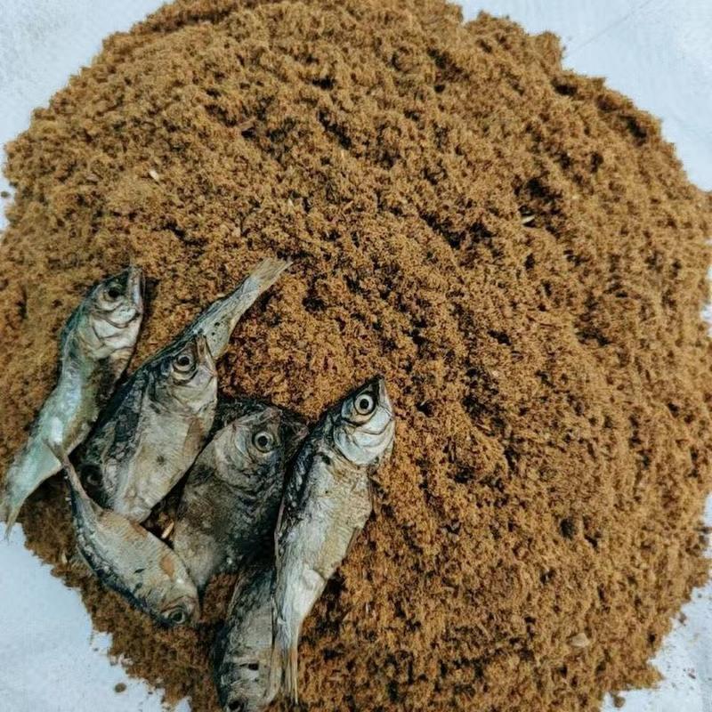 鱼粉鱼骨粉鱼饵宠物狗粮原料牛骨粉鸡鸭鹅鹌鹑猪补钙兽用养殖饲料 1斤普通鱼粉
