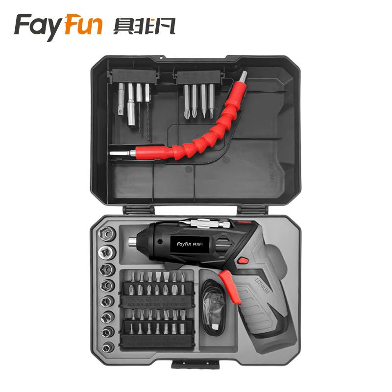 具非凡 电动螺丝刀 45PC套高清大图